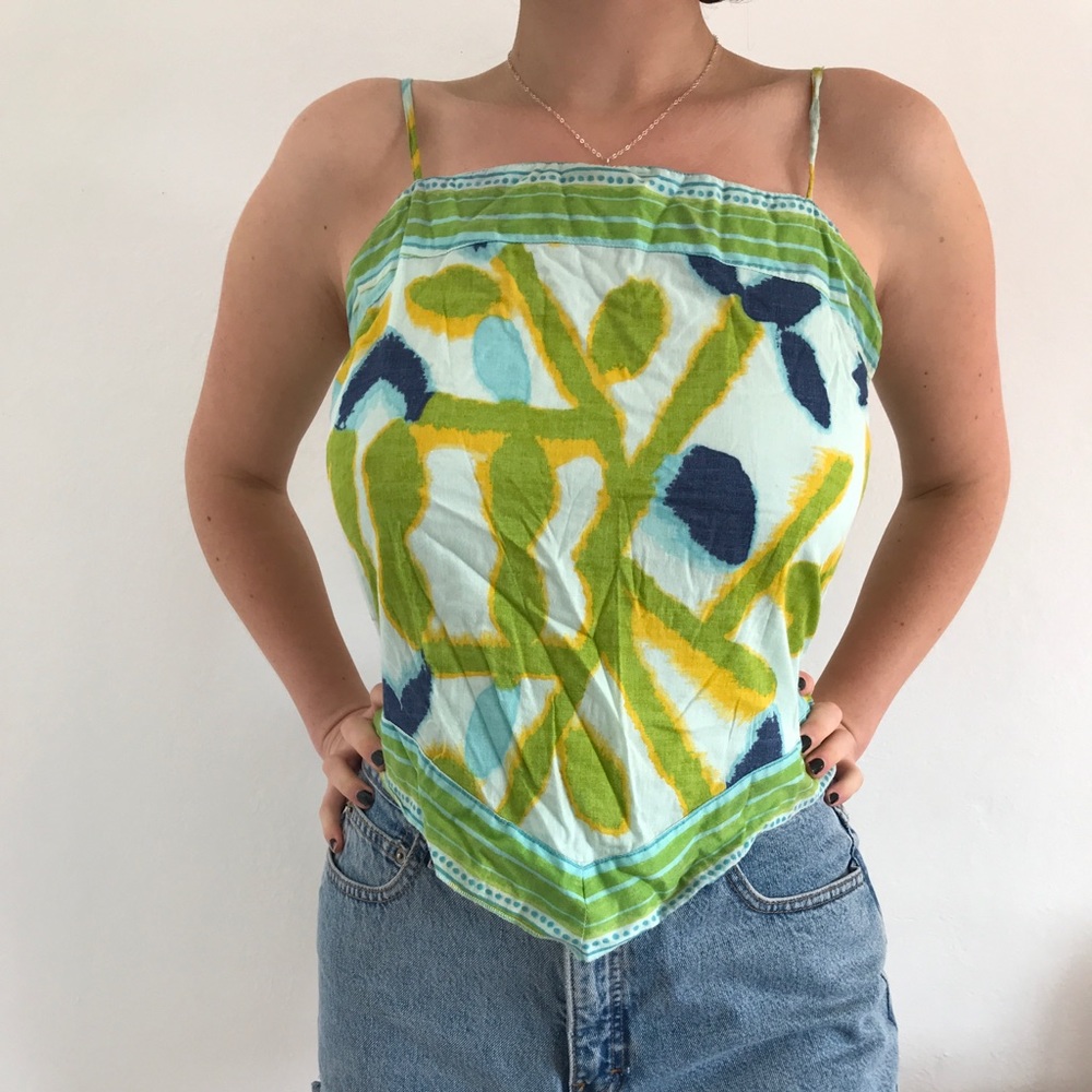 tapered tank top size S